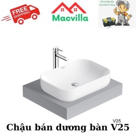 CHẬU BÁN DƯƠNG BÀN VIGLACERA V25