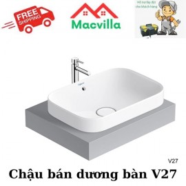 CHẬU BÁN DƯƠNG BÀN VIGLACERA V27