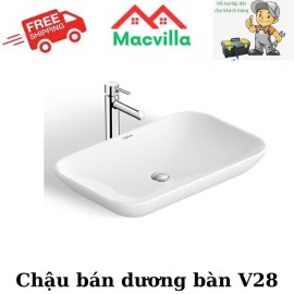 CHẬU BÁN DƯƠNG BÀN VIGLACERA V28