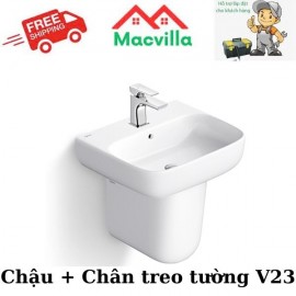 CHẬU + CHÂN TREO TƯỜNG VIGLACERA  V23