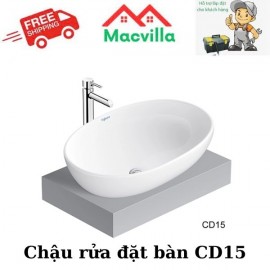 CHẬU RỬA ĐẶT BÀN VIGLACERA CD-15