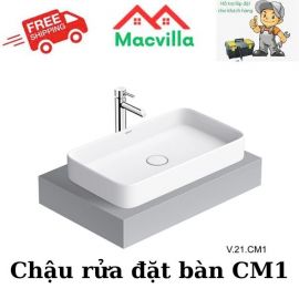 CHẬU RỬA MẶT ĐẶT BÀN VIGLACERA CM1