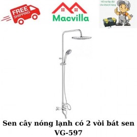 SEN CÂY NÓNG LẠNH CÓ VÒI 2 BÁT SEN VIGLACERA VG-597