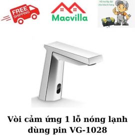 VÒI CẢM ỨNG 1 LỖ NÓNG LẠNH DÙNG PIN VIGLACERA VG-1028