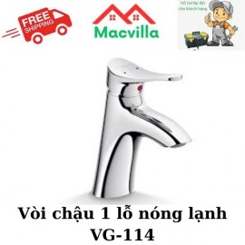 VÒI CHẬU 1 LỖ NÓNG LẠNH VIGLACERA VG-114