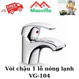 VÒI CHẬU 1 LỖ NÓNG LẠNH VIGLACERA VG-104