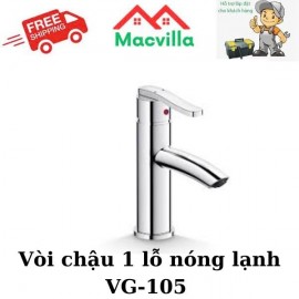 VÒI CHẬU 1 LỖ NÓNG LẠNH VIGLACERA VG105