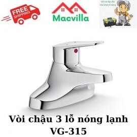 VÒI CHẬU 3 LỖ NÓNG LẠNH VIGLACERA VG-315