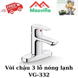 VÒI CHẬU 3 LỖ NÓNG LẠNH VIGLACERA VG-332