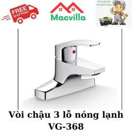 VÒI CHẬU 3 LỖ NÓNG LẠNH VIGLACERA VG-368