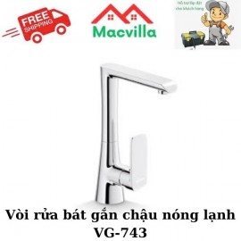 VÒI RỬA BÁT GẮN CHẬU NÓNG LẠNH VIGLACERA VG-743