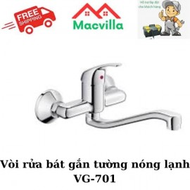 VÒI RỬA BÁT GẮN TƯỜNG NÓNG LẠNH VIGLACERA VG-701